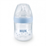 Dojčenská fľaša NUK Nature Sense 150 ml modrá