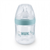 Dojčenská fľaša NUK Nature Sense 150 ml tyrkysová