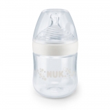 Dojčenská fľaša NUK Nature Sense 150 ml biela