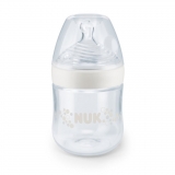 Dojčenská fľaša NUK Nature Sense 150 ml biela