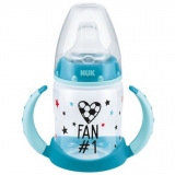 Dojčenská fľaša na učenie NUK Football 150 ml tyrkysová
