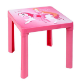 STAR PLUS Detský záhradný nábytok Plastový stôl ružový