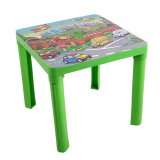 Star Plus detský záhradný nábytok plastový stôl auta zelený