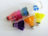 Loptička badminton perie farebný 3292 barevné