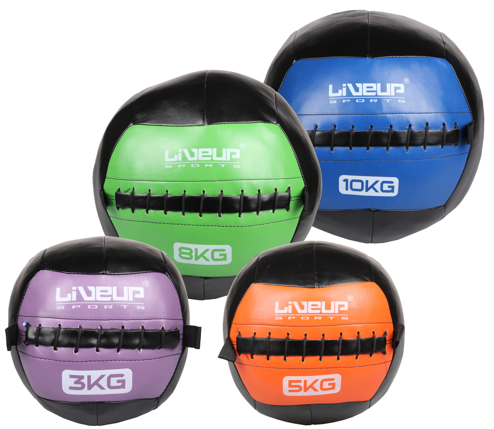 LiveUp Wall Ball kožený 10 kg