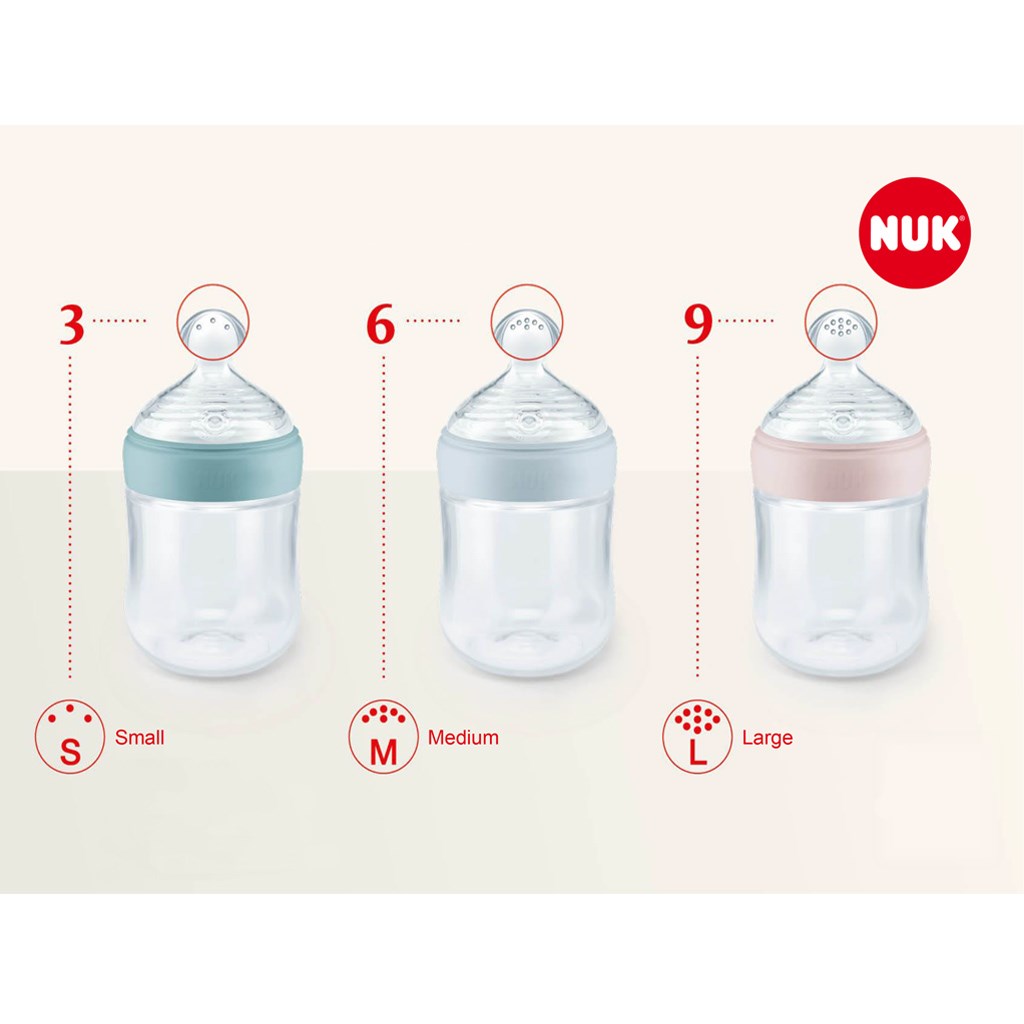 Dojčenská fľaša na učenie NUK 150 ml Disney Medvedík Pu oranžová