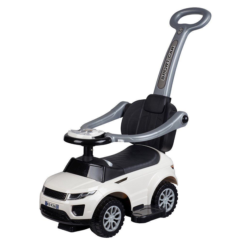 Detské hrajúce vozítko 3v1 Bayo Sport Car white
