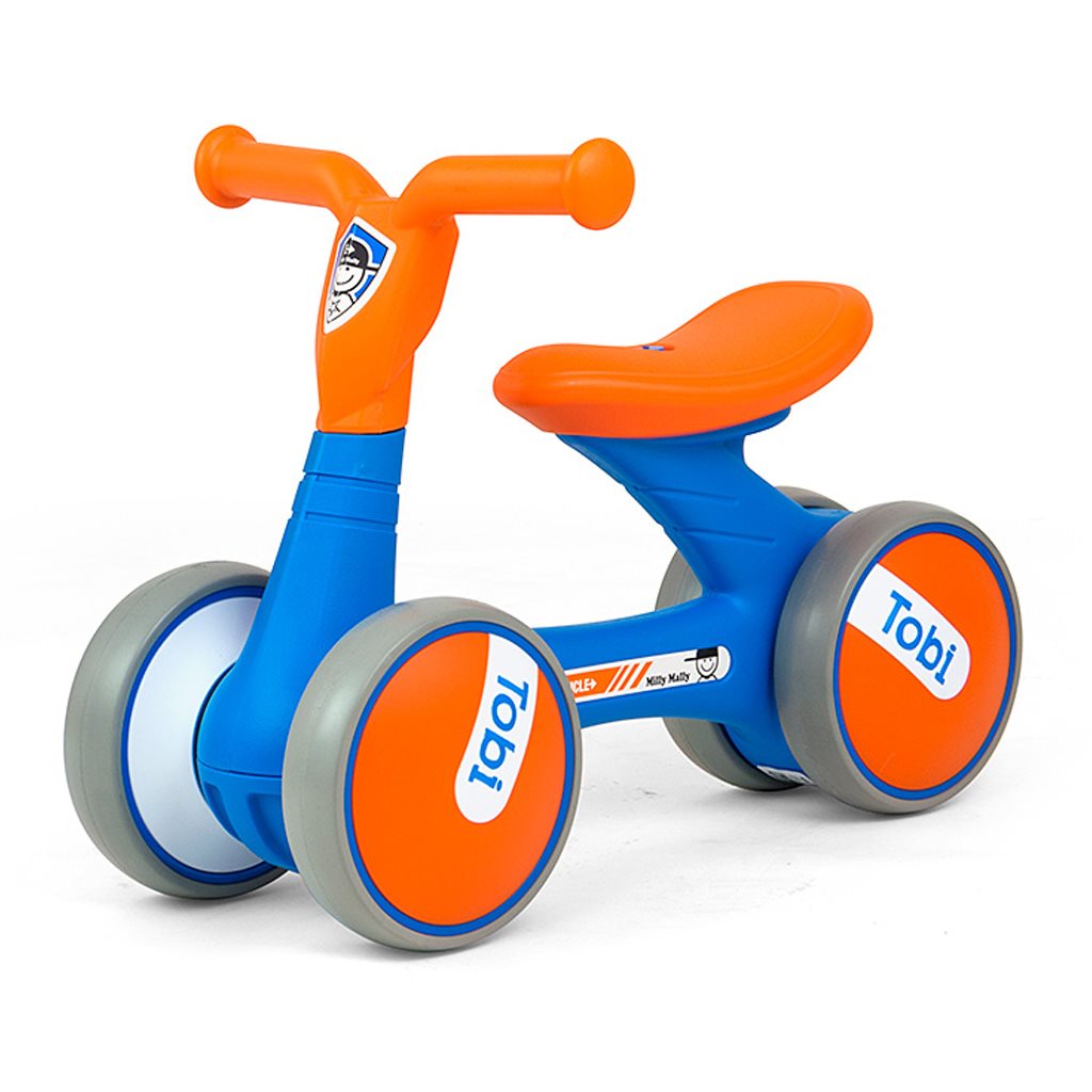 Detské odrážadlo Milly Mally Tobi orange-blue