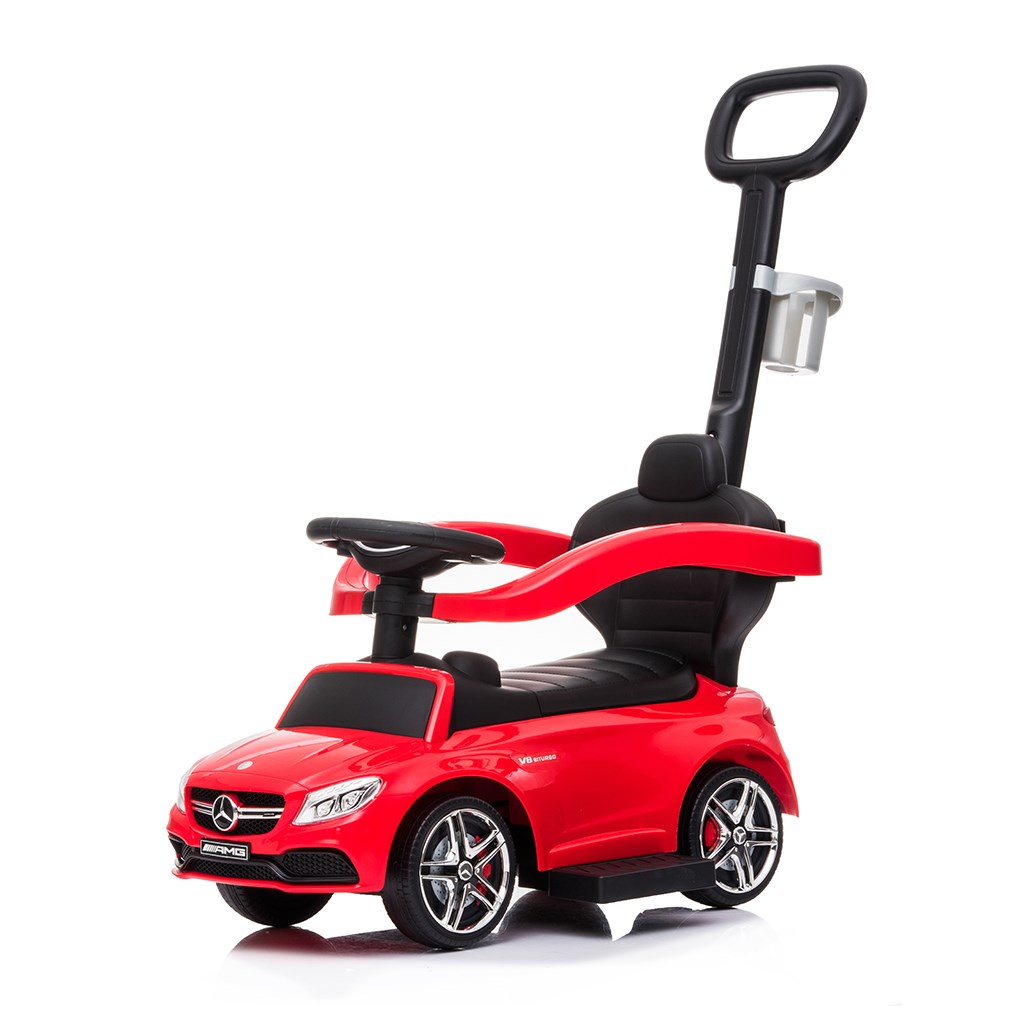Detské odrážadlo s vodiacou tyčou Mercedes Benz AMG C63 Coupe Bayo red