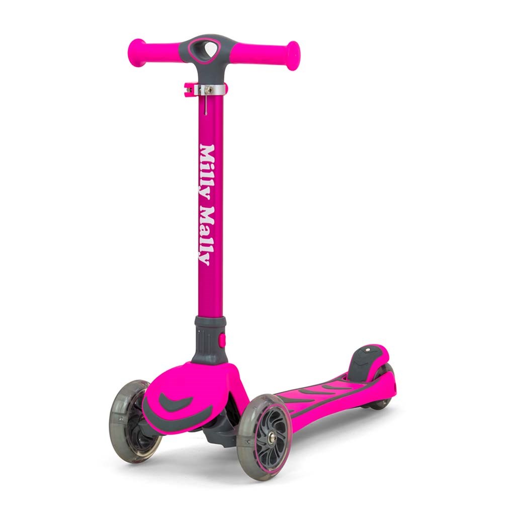 Detská kolobežka Milly Mally Scooter Boogie ružová (DETSKá KOLOBEžKA MILLY MALLY SCOOTER BOOGIE RUžOVá)