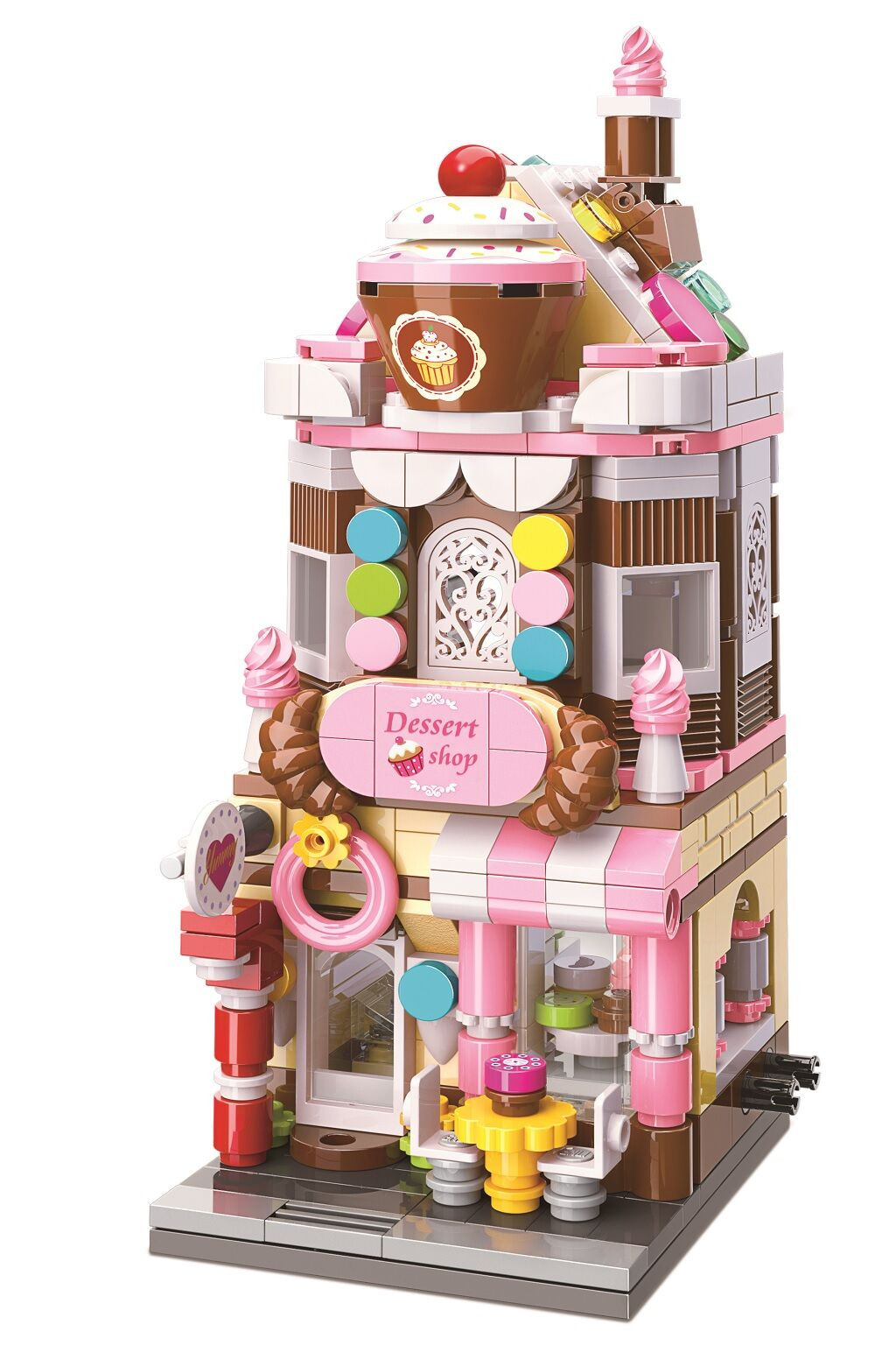 Qman City Corner C0101 Dom Honey Sweet Dessert (QMAN CITY CORNER C0101 DOM HONEY SWEET DESSERT)