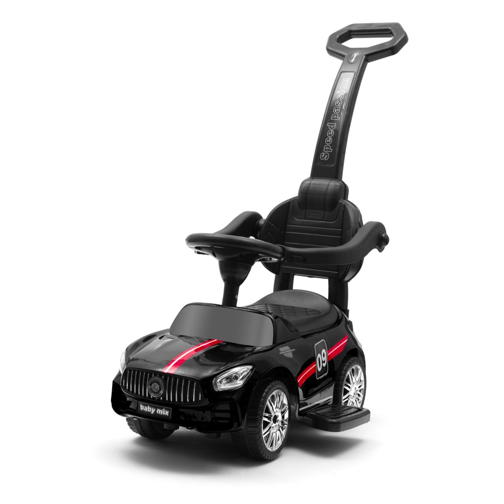Baby Mix so zvukom a vodiacou tyčou RACER čierne