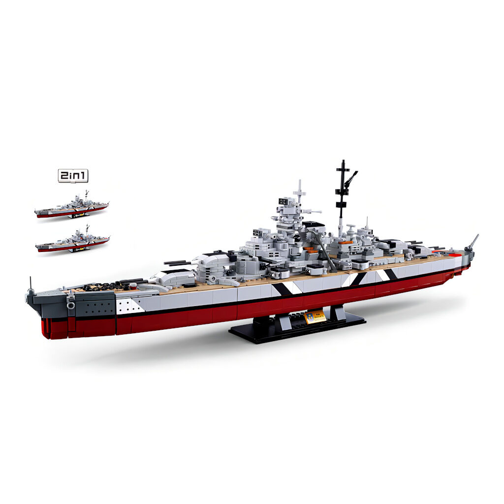 Sluban B1102 Bojová loď Bismarck 2v1