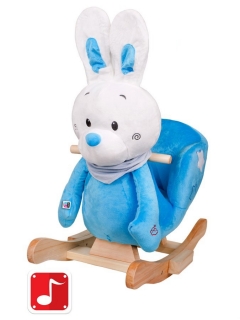 Hojdacia hračka s melódiou PlayTo králiček modrá