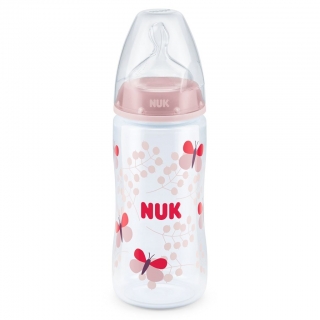 Dojčenská fľaša NUK First Choice 300 ml ružová