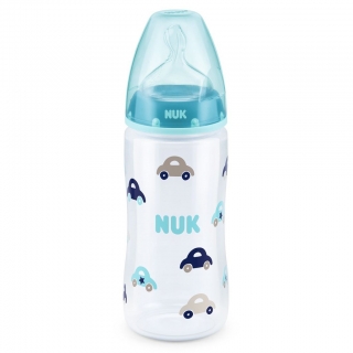 Dojčenská fľaša NUK First Choice 300 ml tyrkysová