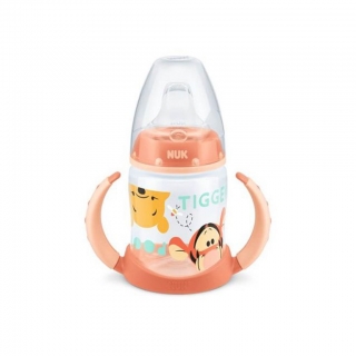 Dojčenská fľaša na učenie NUK 150 ml Disney Medvedík Pu oranžová