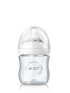 Dojčenská sklenená fľaša Avent Natural 125 ml