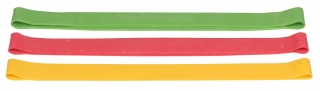 Aerobic guma Merco 2x25cm žltá
