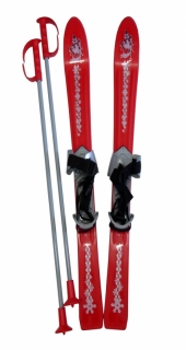 Plastkon Baby Ski 90 cm červené