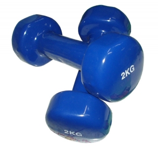 ACRA CDB01 Jednoručné činky na aerobic 2 x 2kg
