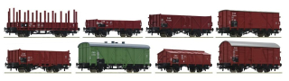 ROCO Set ôsmich nákladných vozňov ČSD RO44001